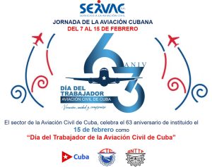 JORNADA POR EL DÍA DEL TRABAJADOR DE LA AVIACIÓN CIVIL DE CUBA.